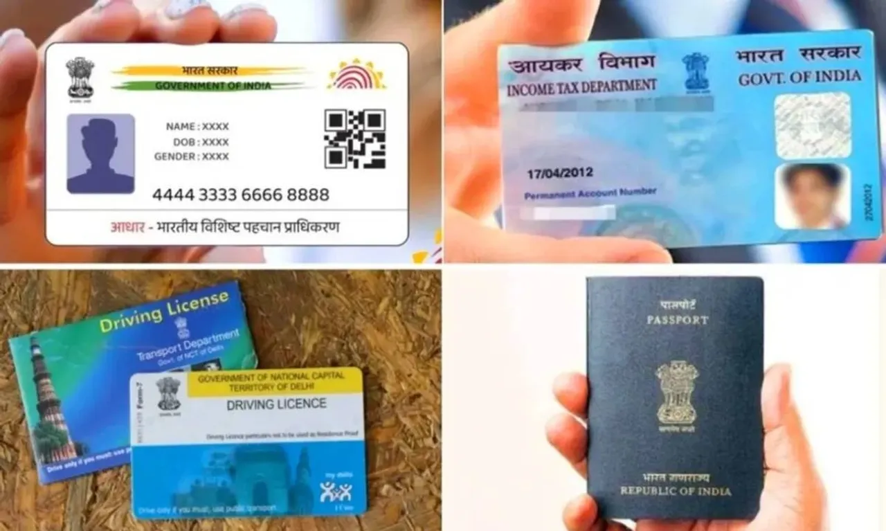 aadhaar-pan-passport-and-driving-license
