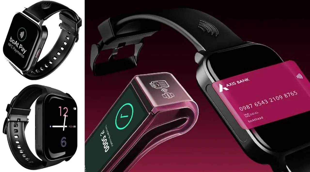 boat wave fortune smartwatch launch tap and pay feature