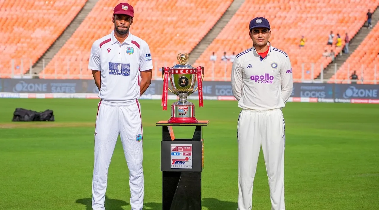 IND vs WI 1st Test Live Cricket Score India vs West Indies Test Match Live Score Updates Ahmedabad Test in tamil