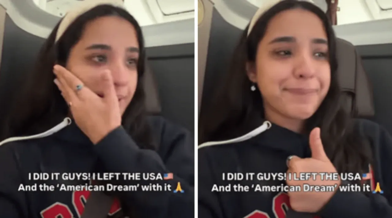 Indian woman leaves US after layoff