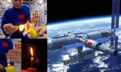 matchstick in space Chinese astronauts
