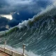Mega ocean wave