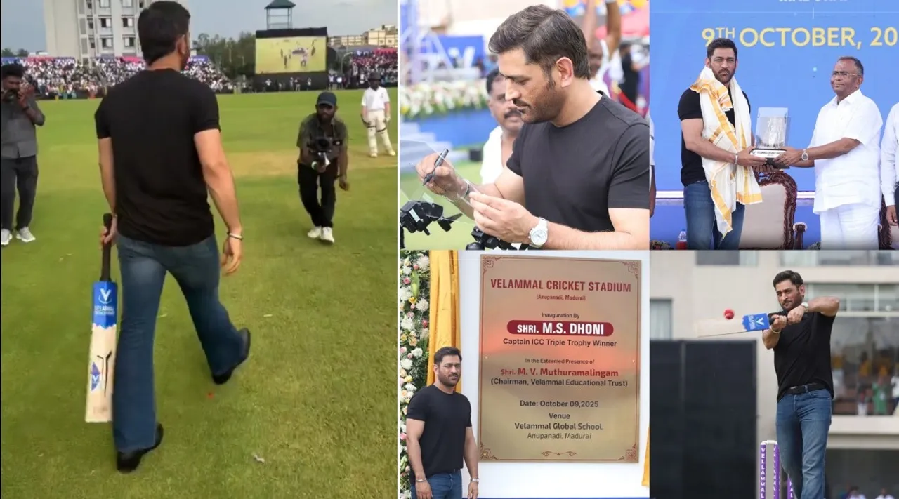 MS Dhoni Madurai stadium open video Tamil News