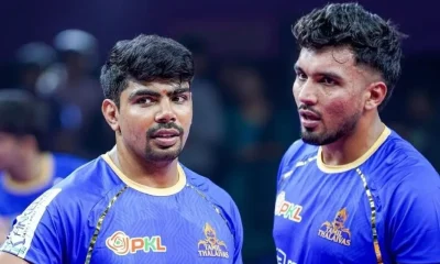 Pawan Sehrawat on Arjun Deshwal Sanjeev Baliyan Tamil Thalaivas Management Criticism PKL 12 Tamil News