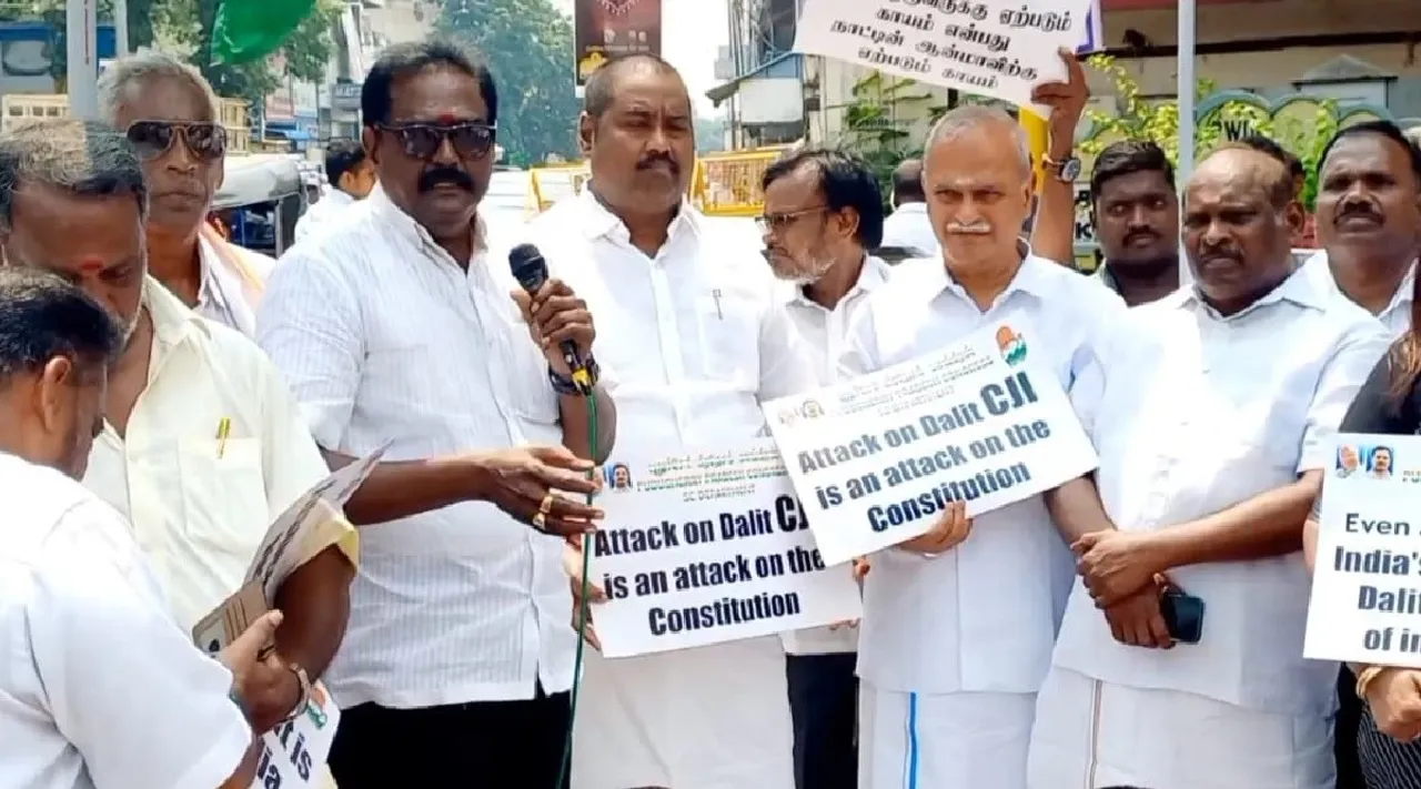 Puducherry Congress protest MP V Vaithilingam slams CM Rangaswamy Tamil News