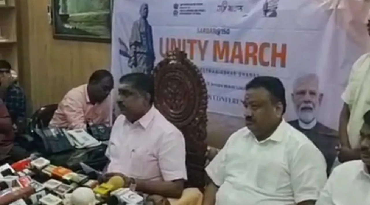 Puducherry Minister Namassivayam Sardar 150 Unity March held October 31 to November 25 Tamil