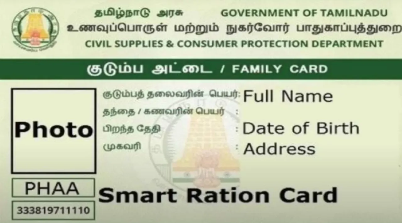 Ration card model