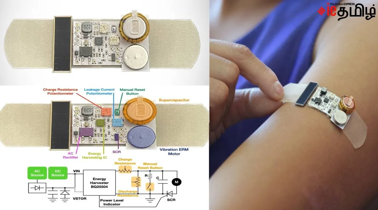 self-powered skin patch