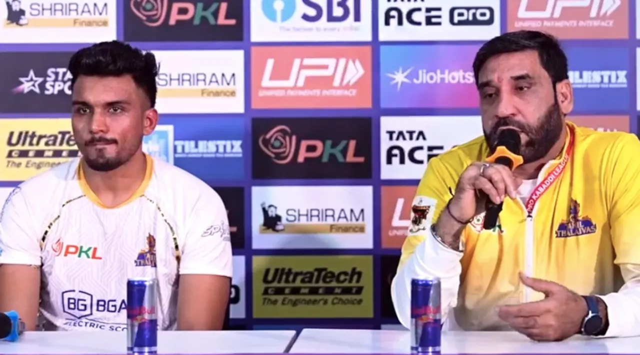 Tamil Thalaivas Coach Sanjeev Baliyan and Captain Arjun Deshwal allege Team Management for losses Tamil News