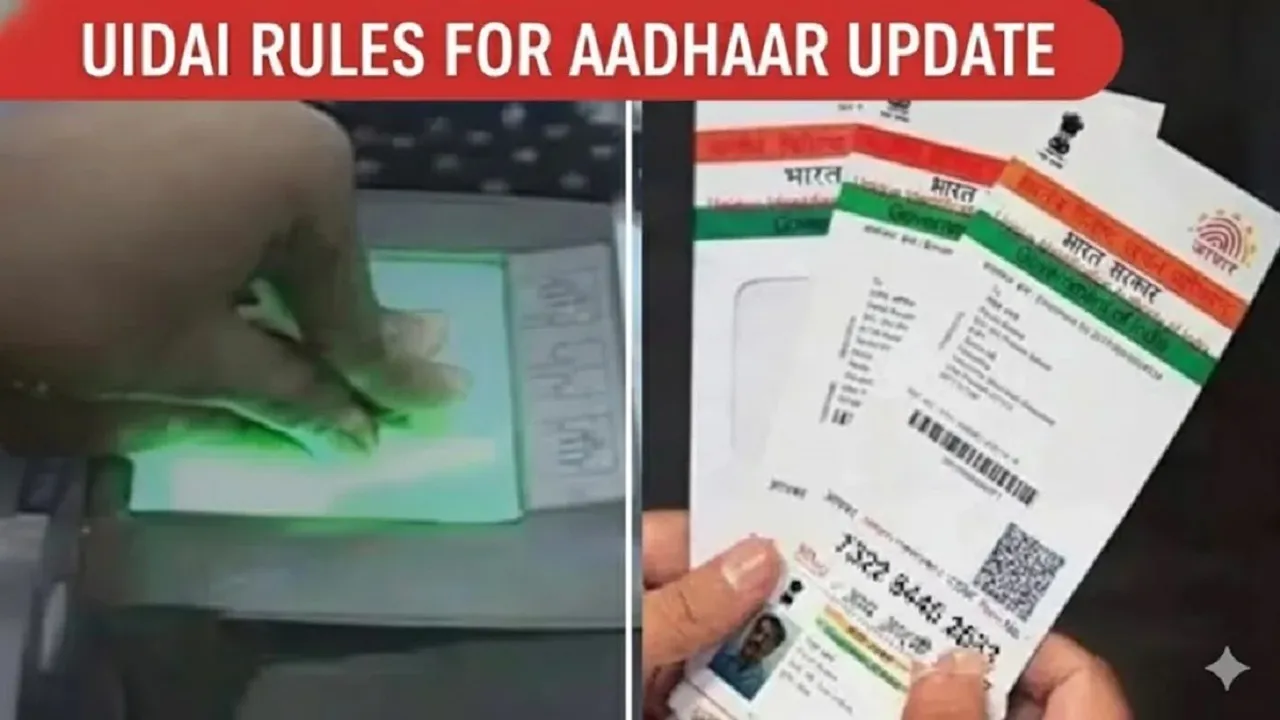 Aadhaar update online Aadhaar name change online Aadhaar mobile number update UIDAI myAadhaar portal Aadhaar DOB change