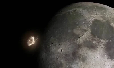 asteroids hit Moon