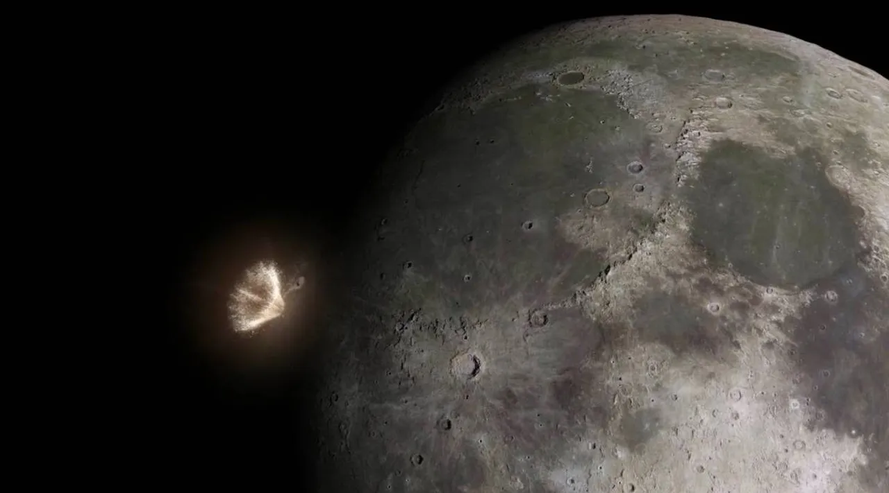 asteroids hit Moon