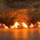 azerbaijan mountain fire