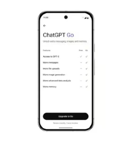 ChatGPT Go Free OpenAI India Offer ChatGPT Free for 1 Year ChatGPT Subscription Free