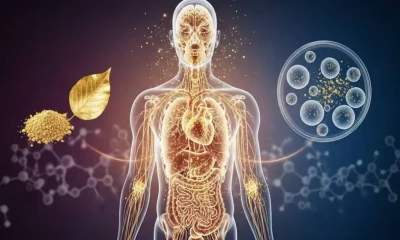 Human body Gold is found