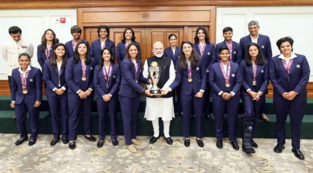 women india team modi